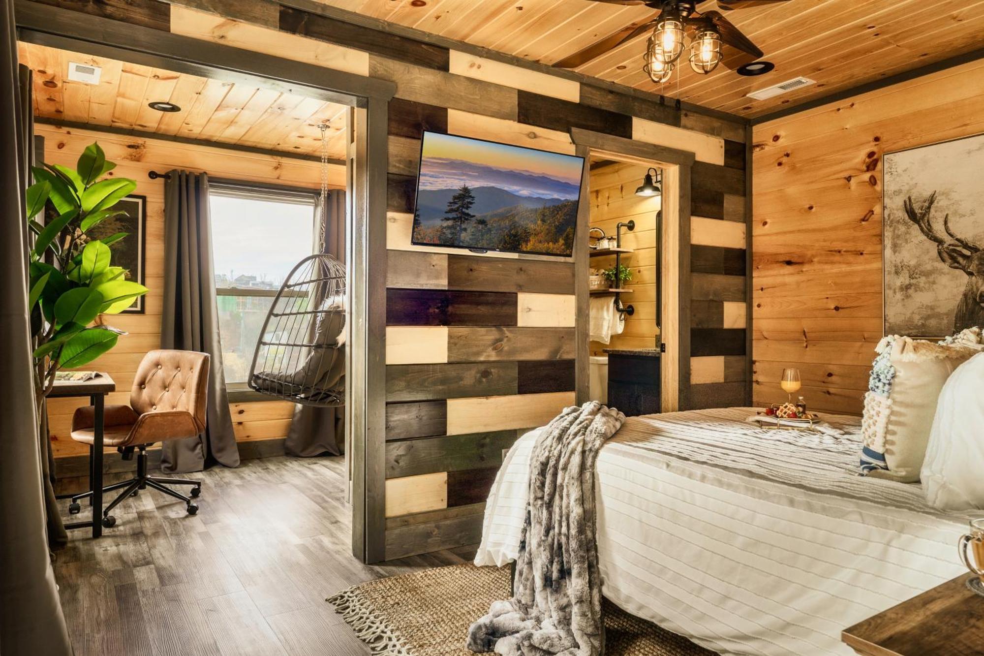 Mountainscape - Brand New Cabin W Views - Hottub - Firetable - Ps5 - Pooltable - 3 Pools Gatlinburg Exteriör bild