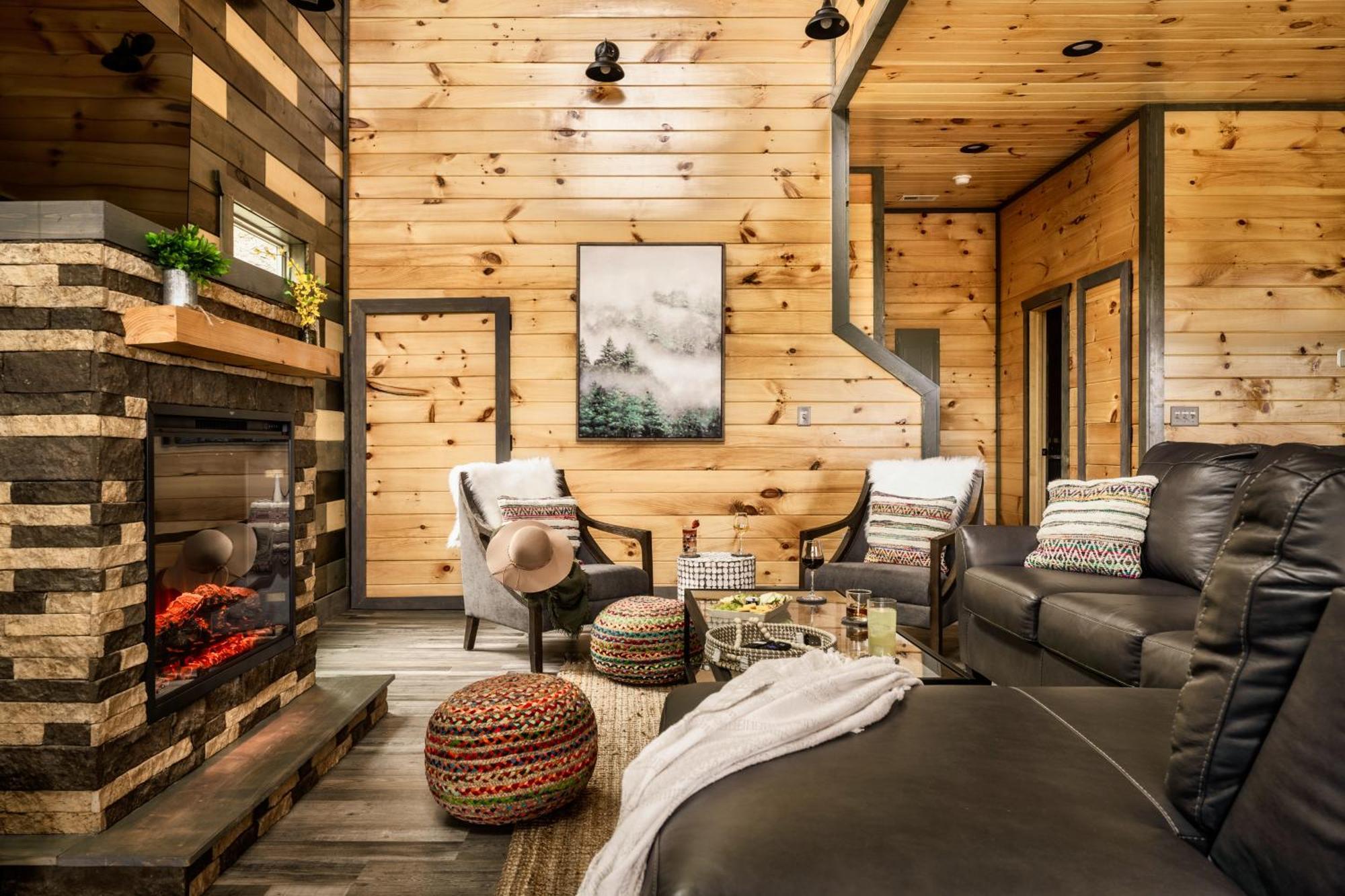 Mountainscape - Brand New Cabin W Views - Hottub - Firetable - Ps5 - Pooltable - 3 Pools Gatlinburg Exteriör bild