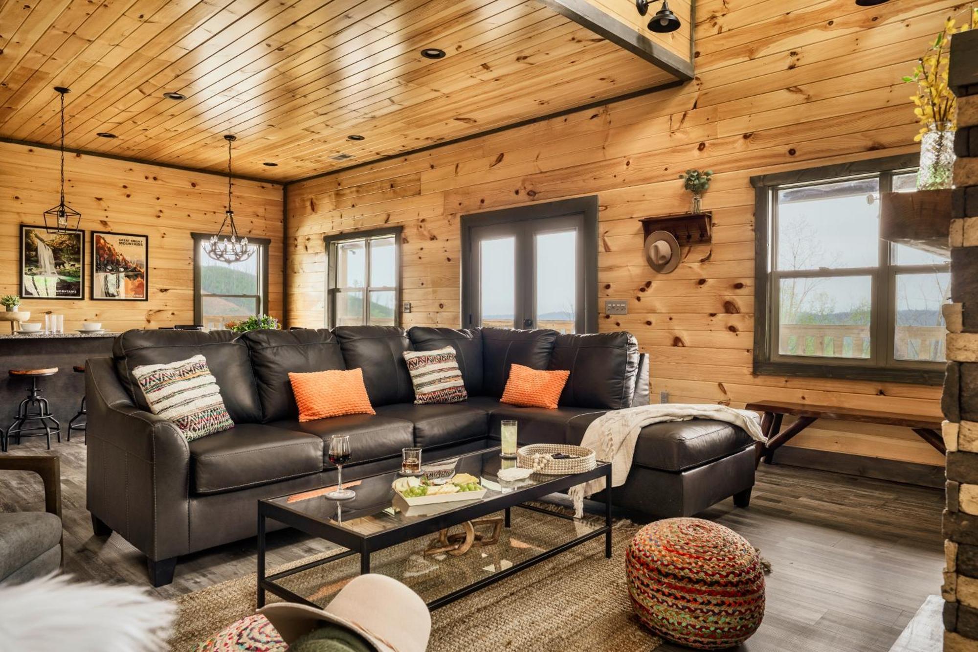 Mountainscape - Brand New Cabin W Views - Hottub - Firetable - Ps5 - Pooltable - 3 Pools Gatlinburg Exteriör bild
